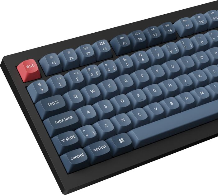 Keychron V1 MAX RGB þráðlaust lyklaborð - brúnir rofar