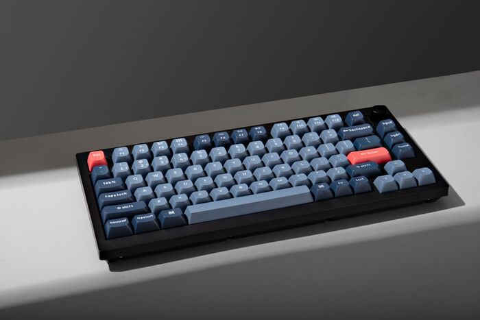 Keychron V1 MAX RGB þráðlaust lyklaborð - brúnir rofar