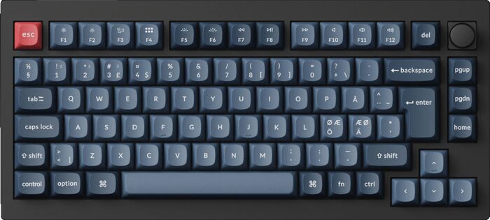 Keychron V1 Max þráðlaust leikjalyklaborð - Svart