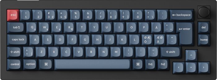 Keychron V2 Max RGB þráðlaust lyklaborð - Rauðir rofar