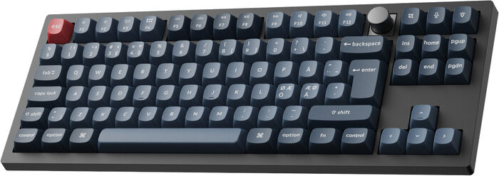 Keychron V3 Max RGB þráðlaust lyklaborð - Rauðir rofar