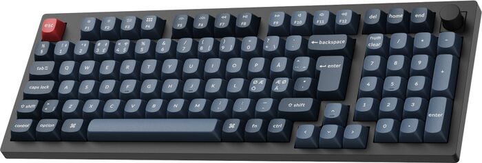 Keychron V5 MAX RGB Þráðlaust lyklaborð - Rauðir rofar