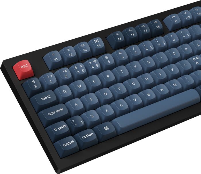 Keychron V5 MAX RGB Þráðlaust lyklaborð - Rauðir rofar