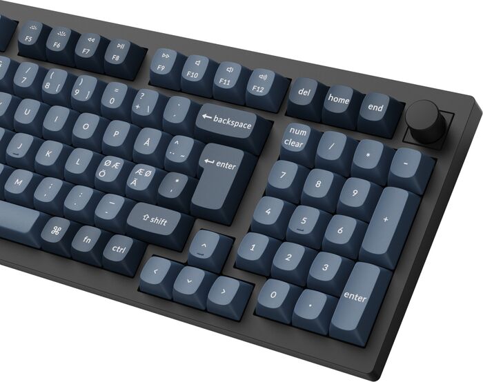 Keychron V5 MAX RGB Þráðlaust lyklaborð - Brúnir rofar