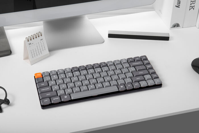 Keychron K3 MAX þráðlaust lyklaborð rauðir rofar - Svart