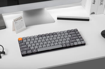 Keychron K3 MAX þráðlaust lyklaborð rauðir rofar - Svart