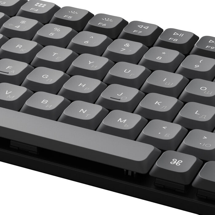 Keychron K3 MAX þráðlaust lyklaborð brúnir rofar - Svart