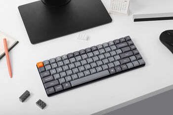 Keychron K3 MAX þráðlaust lyklaborð brúnir rofar - Svart
