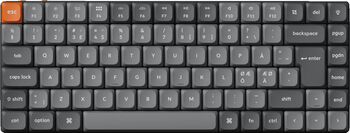 Keychron K3 MAX þráðlaust lyklaborð brúnir rofar - Svart