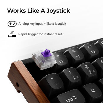 Keychron K2 HE Special Edition þráðlaust leikjalyklaborð - Svart