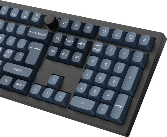 Keychron V6 MAX þráðlaust lyklaborð - Brúnir rofar