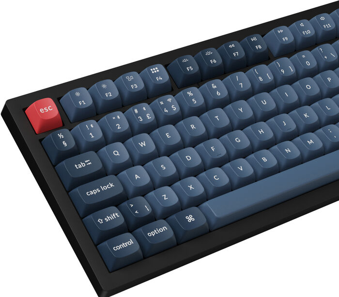 Keychron V6 MAX þráðlaust lyklaborð - Brúnir rofar