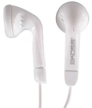 Koss KE5 heyrnartól - Hvít