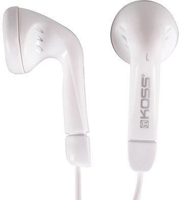 Koss KE5 heyrnartól - Hvít