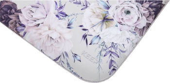 KEEP 14" fartölvuhlíf fyrir MacBook Pro - Silfur með blóm