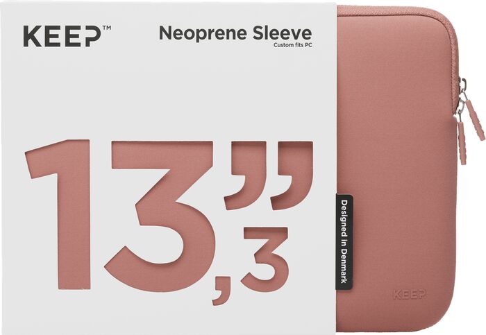 Keep 13,3" fartölvutaska - Bleik