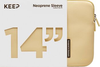 KEEP 14" fartölvuhlíf - Gult