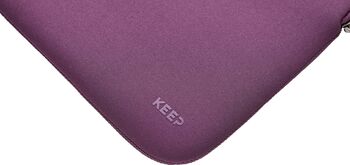 KEEP 14" fartölvuhlíf - Fjólublátt