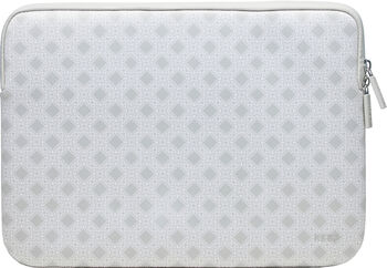 KEEP 14" fartölvuhlíf - Silfur m. blómum