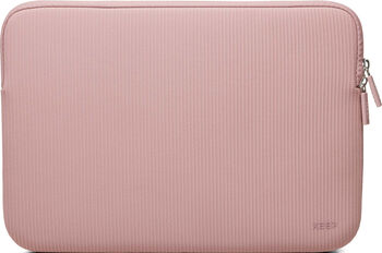 Keep 14" fartölvuhlíf - Bleik m. rifflum