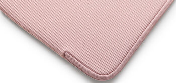 Keep 14" fartölvuhlíf - Bleik m. rifflum