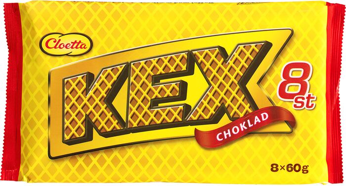 Cloetta súkkulaðikex 8x60g