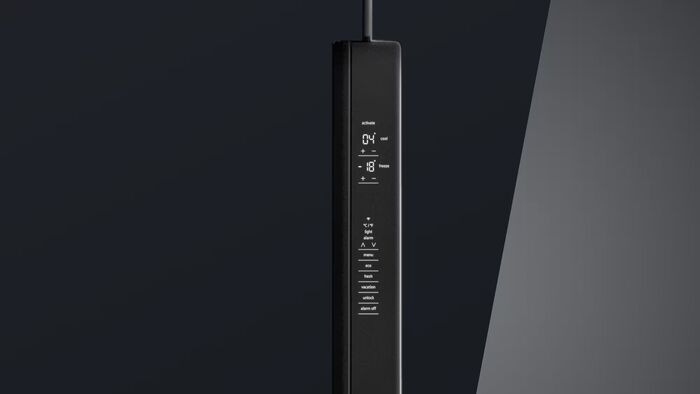 Siemens tvöfaldur kæli- og frystiskápur KF96RSBEA - Svartur