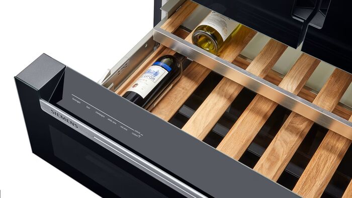 Siemens tvöfaldur kæli- og frystiskápur KF96RSBEA - Svartur