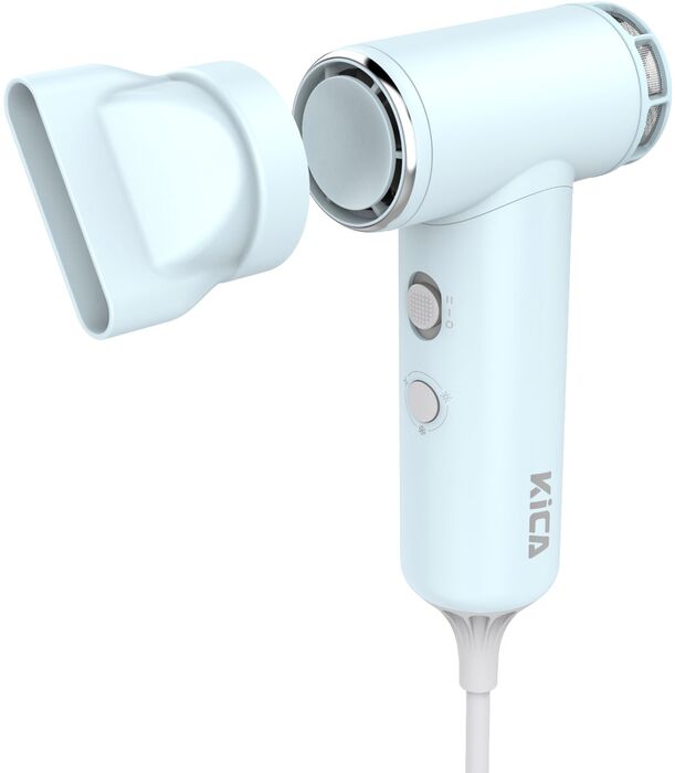 KiCA Jet Dry ferðahárblásari - Ljósblár