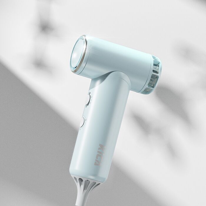 KiCA Jet Dry ferðahárblásari - Ljósblár