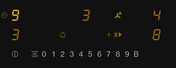 Miele helluborð með gufugleypi KMDA72721FL - Svart