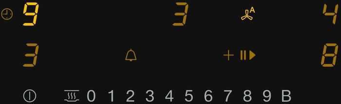 Miele spanhelluborð 80 cm með gufugleypi KMDA7272FLU