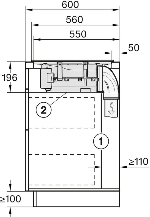 Miele spanhelluborð 80 cm með gufugleypi KMDA7272FLU
