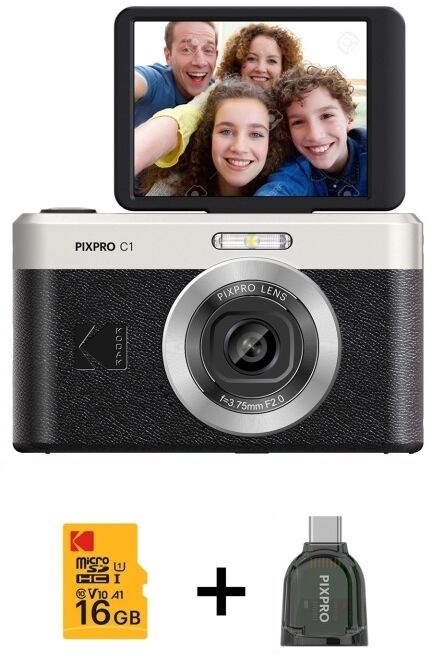 Kodak PixPro C1 stafræn myndavél - Svört