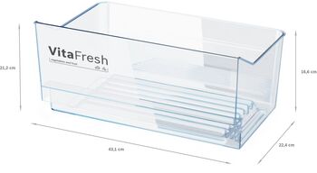 Bosch kæliskápur KSV36FWDP - Hvítur