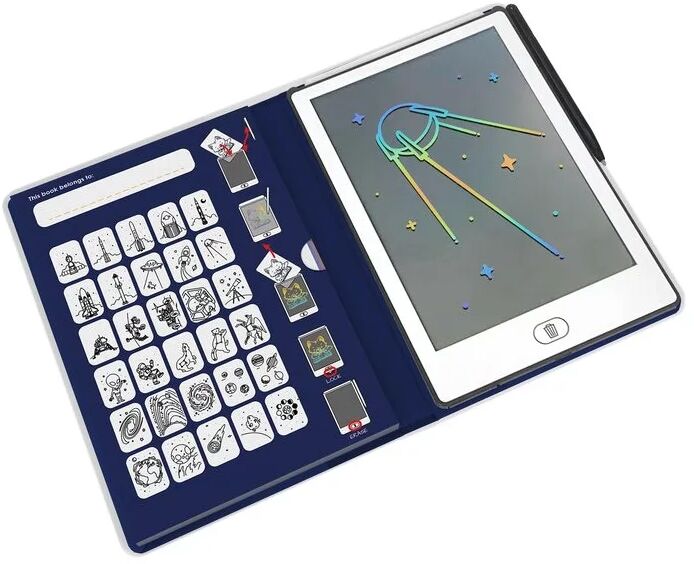 Kidywolf Kidydraw teiknibretti - Geimurinn