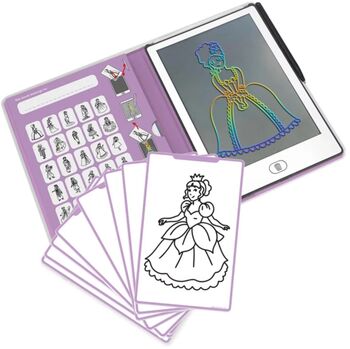 Kidywolf Kidydraw teiknibretti - Prinsessur