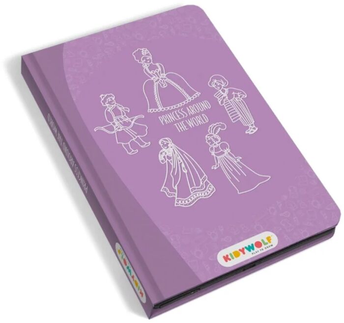 Kidywolf Kidydraw teiknibretti - Prinsessur