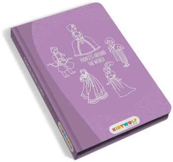 Kidywolf Kidydraw teiknibretti - Prinsessur