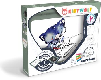 Kidywolf Kidydraw Pro teiknibretti - Grænt