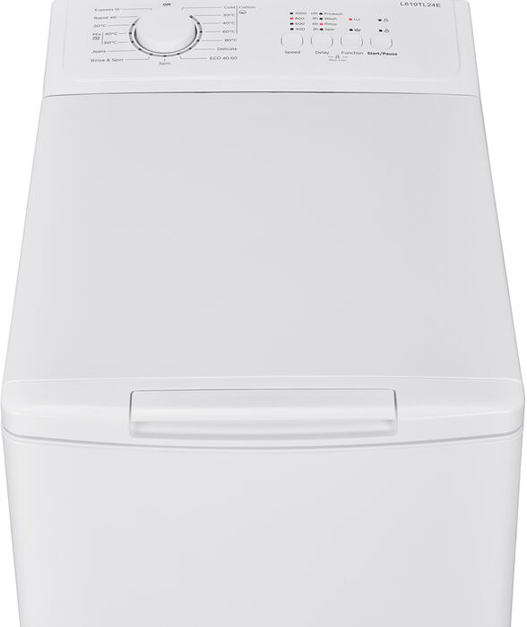 Logik L610TL24E topphlaðin þvottavél - Hvít