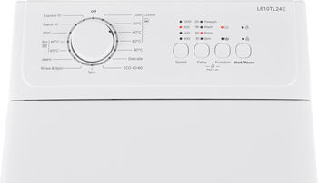 Logik L610TL24E topphlaðin þvottavél - Hvít
