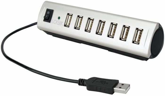 Logik USB-A í 7x USB-A fjöltengi