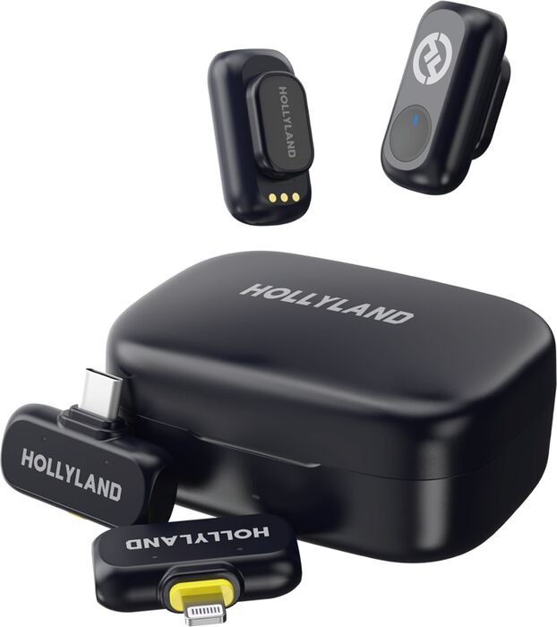 Hollyland Lark A1 hljóðnemapakki fyrir USB-C/Lightning