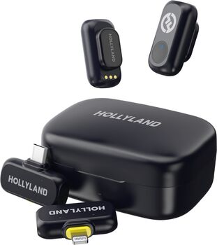Hollyland Lark A1 hljóðnemapakki fyrir USB-C/Lightning