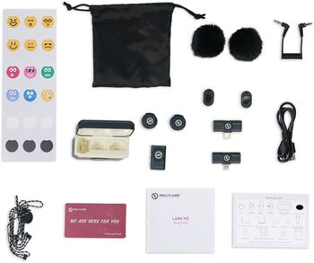 Hollyland Lark M2 Combo Lavalier hljóðnemasett