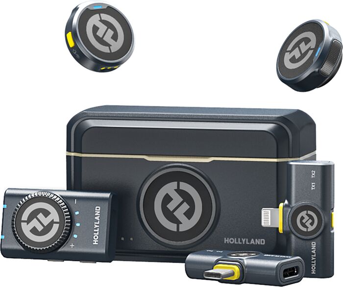 Hollyland Lark M2 Combo Lavalier hljóðnemasett