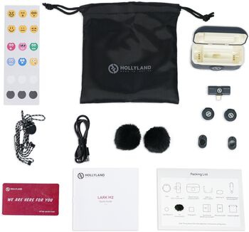 Hollyland Lark M2 USB-C Lavalier hljóðnemasett