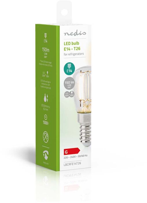 Nedis E14 LED pera f. kæliskápa 