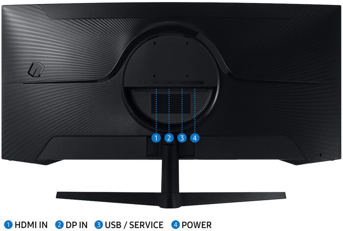 Samsung 34" Odyssey G5 WQHD boginn tölvuskjár